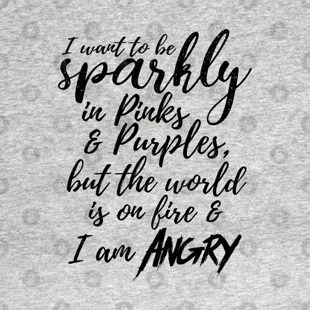 I want to be Sparkly - Black text by Geeks With Sundries